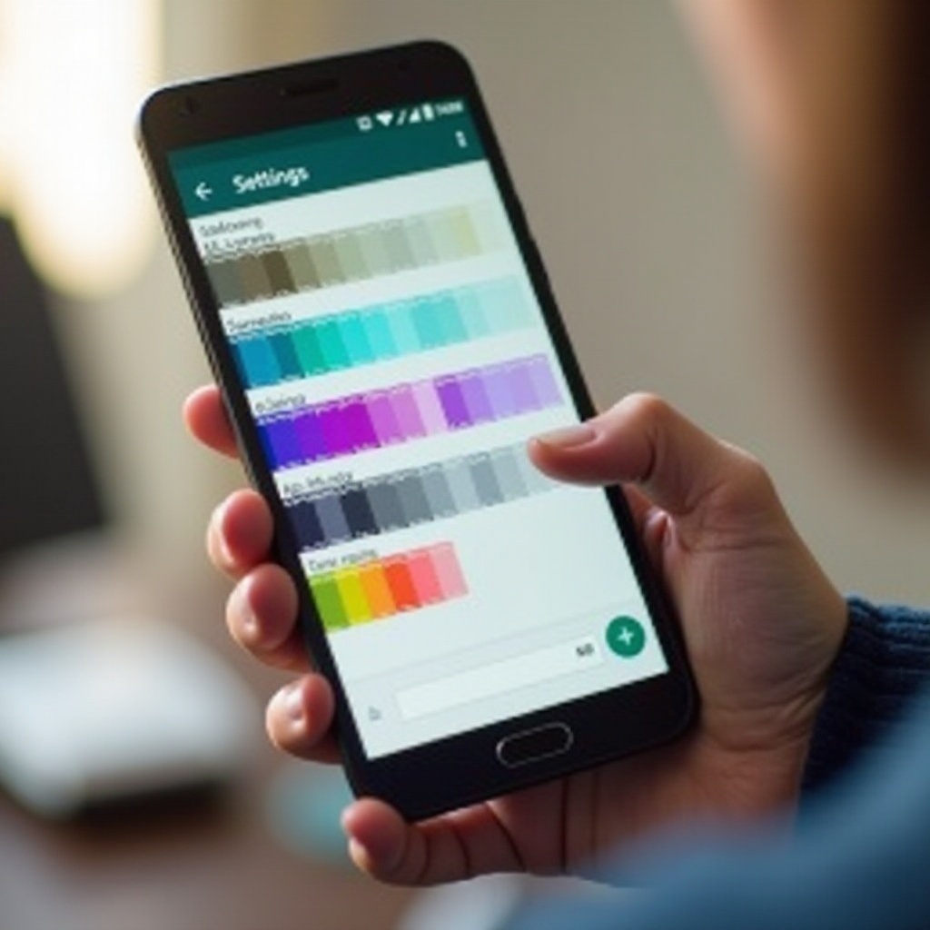 cara mengubah warna pesan teks