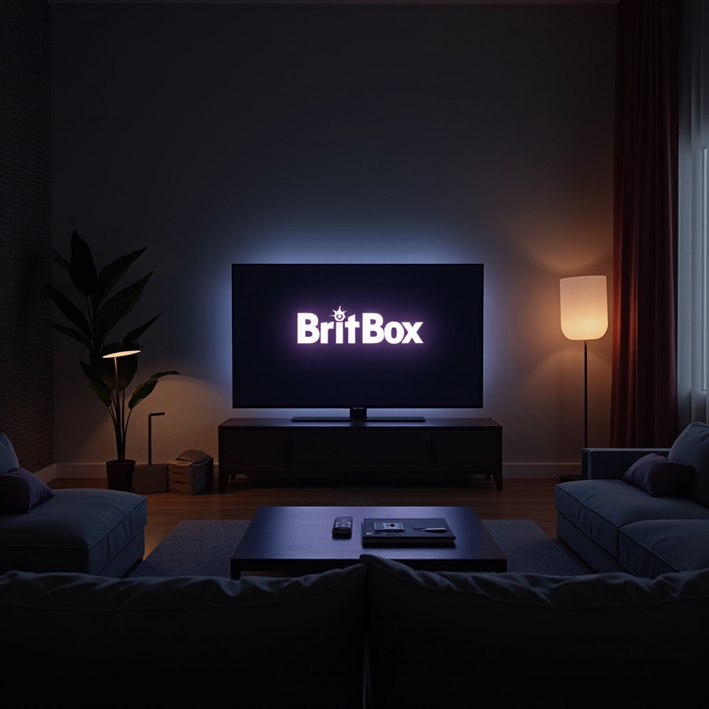 como assistir BritBox na TV inteligente Vizio