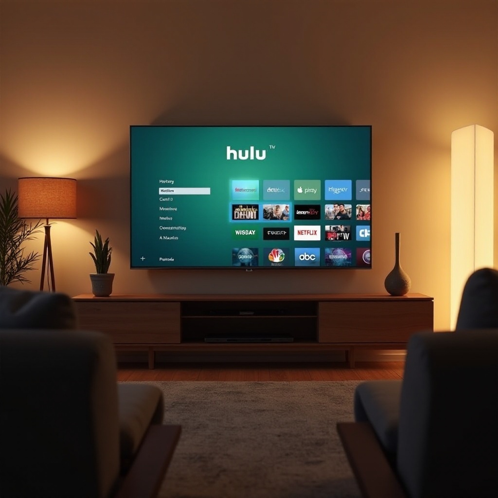 cara menonton hulu di TV pintar Philips