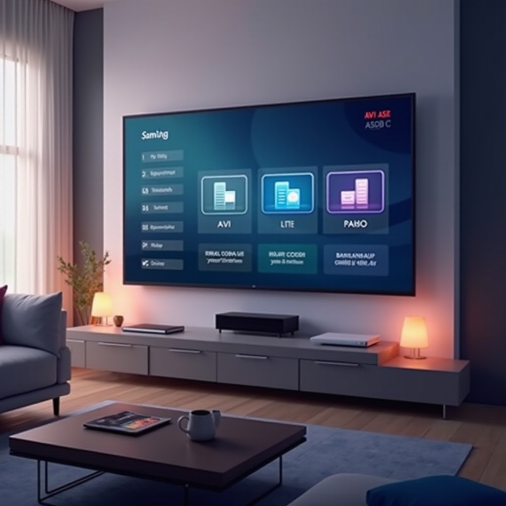 SamsungスマートテレビでAVIファイルを視聴する方法