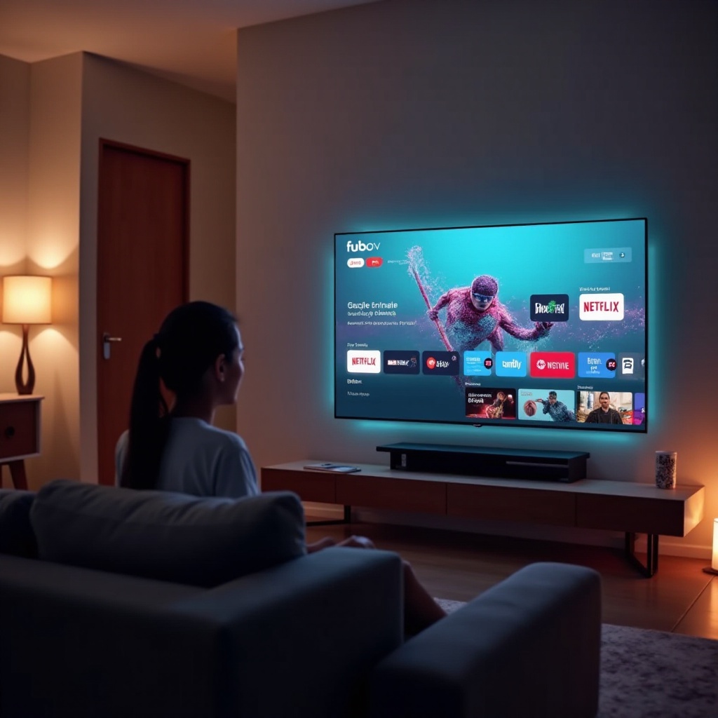posso assistir fubo na minha smart TV Sony