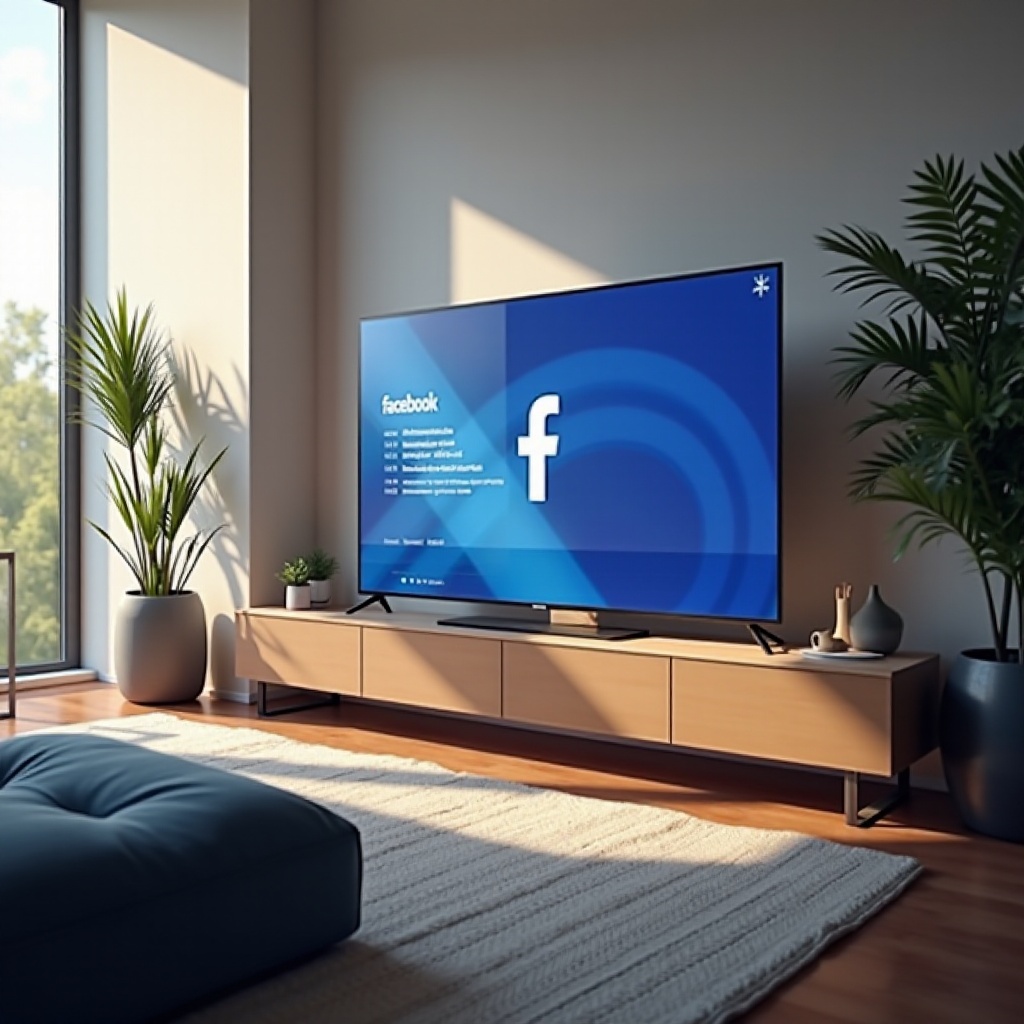 cómo ver Facebook en Samsung Smart TV
