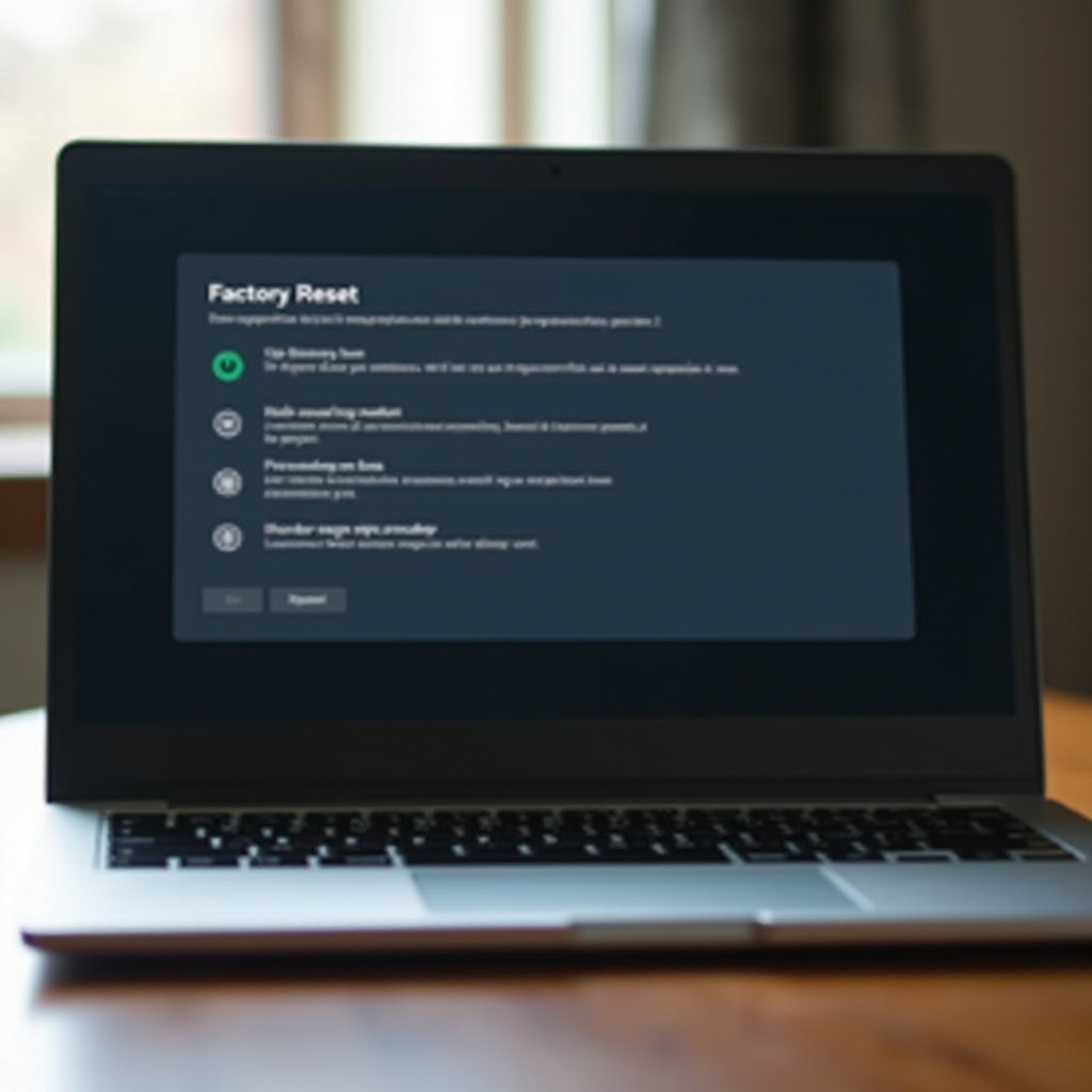 cara mereset pabrik Chromebook Lenovo