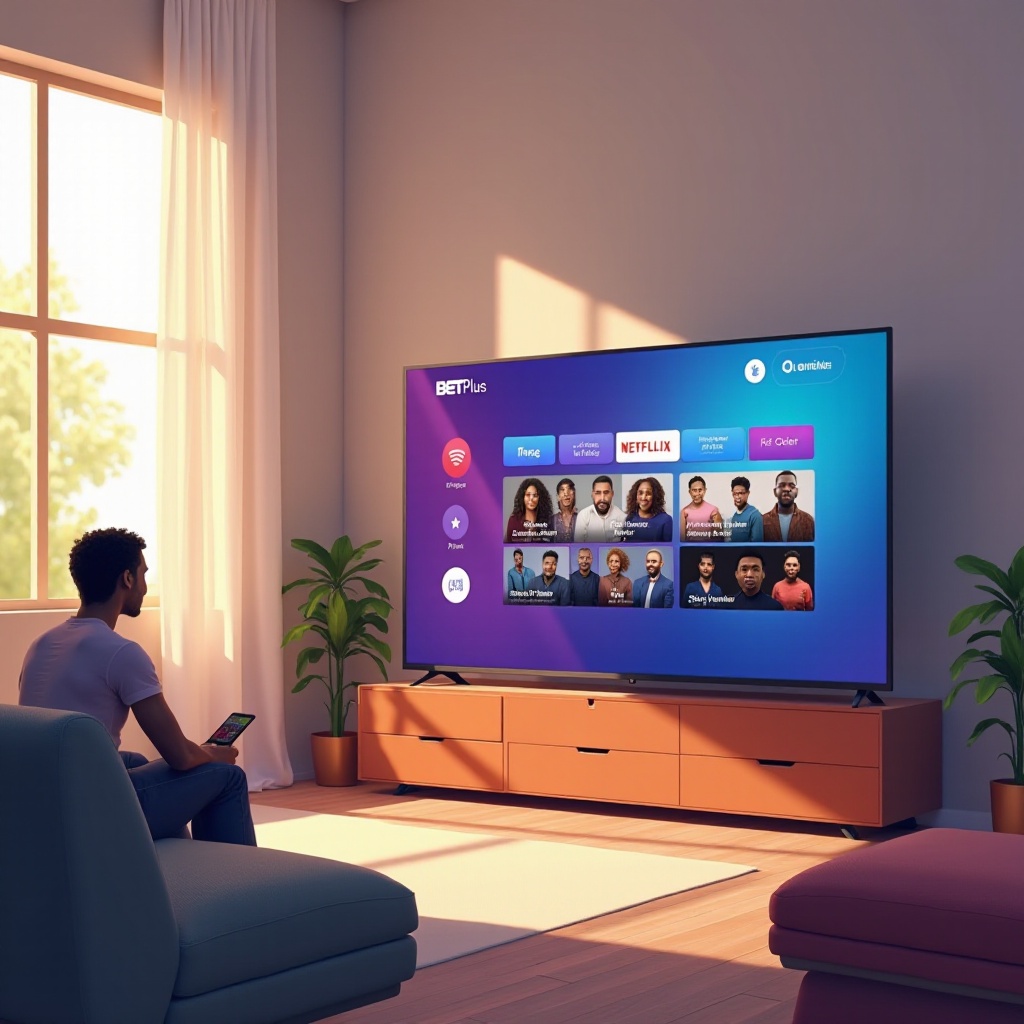 cara menonton bet plus di samsung smart tv