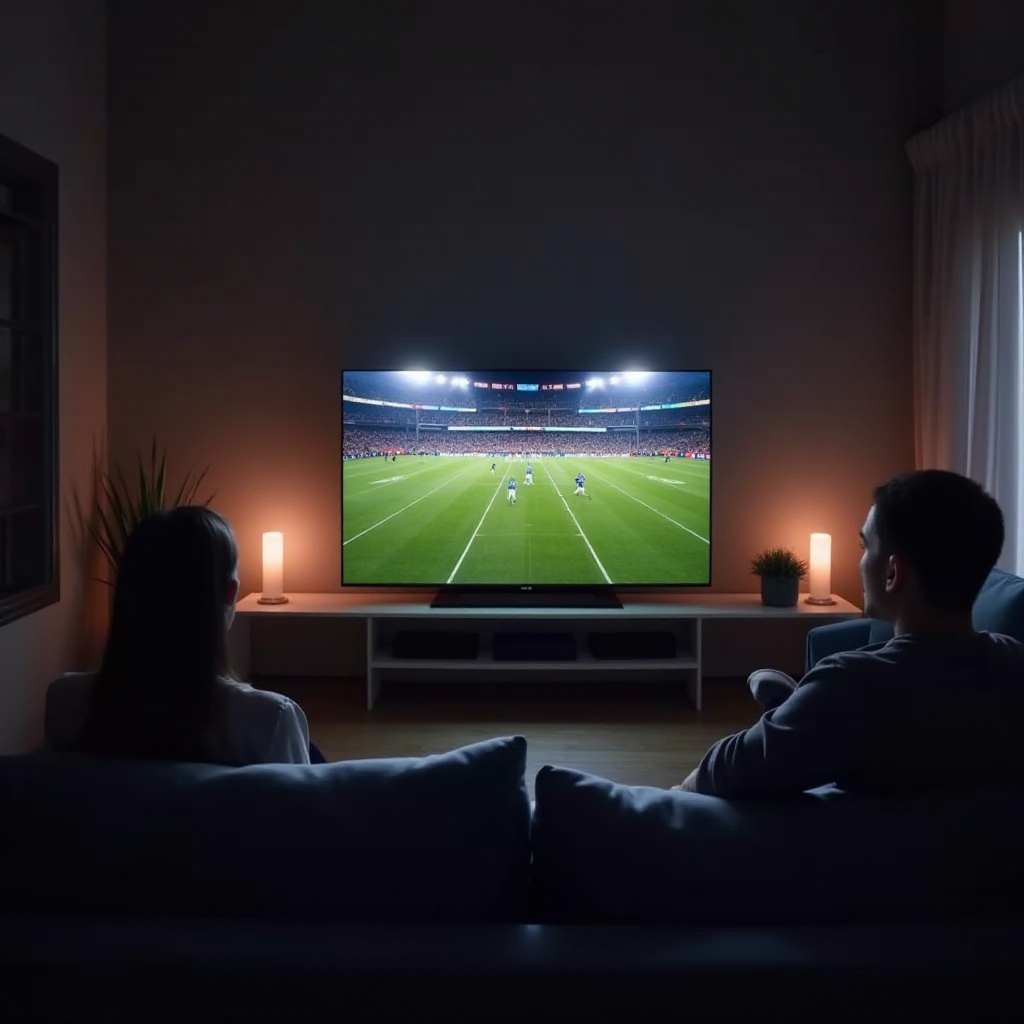 posso assistir ao Super Bowl na televisão inteligente da Samsung