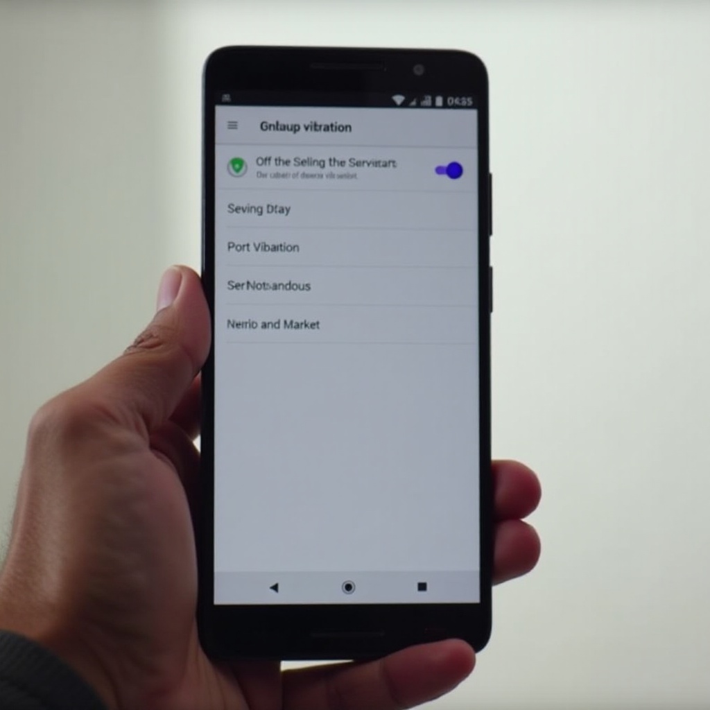 Cara mematikan getar pada Android