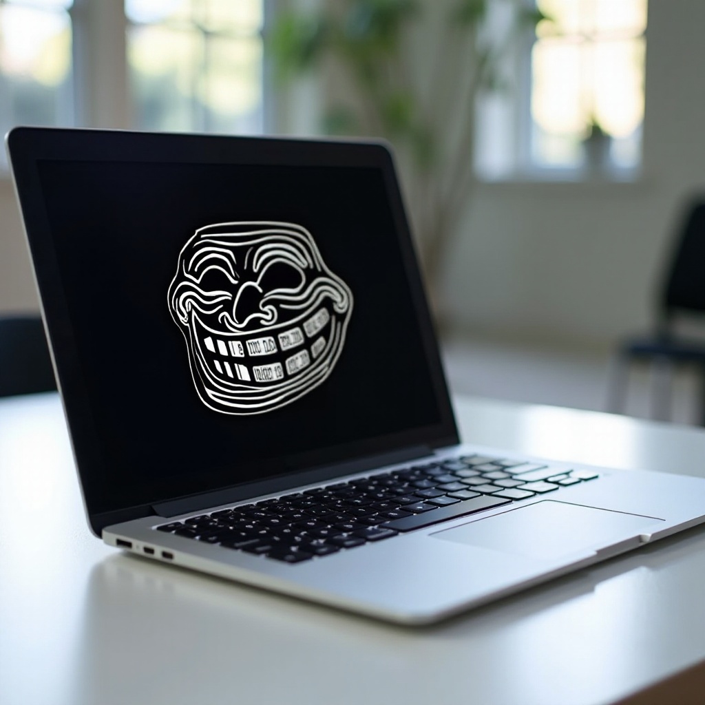 Chromebookでキーボードを使ってトロールフェイスを作る方法