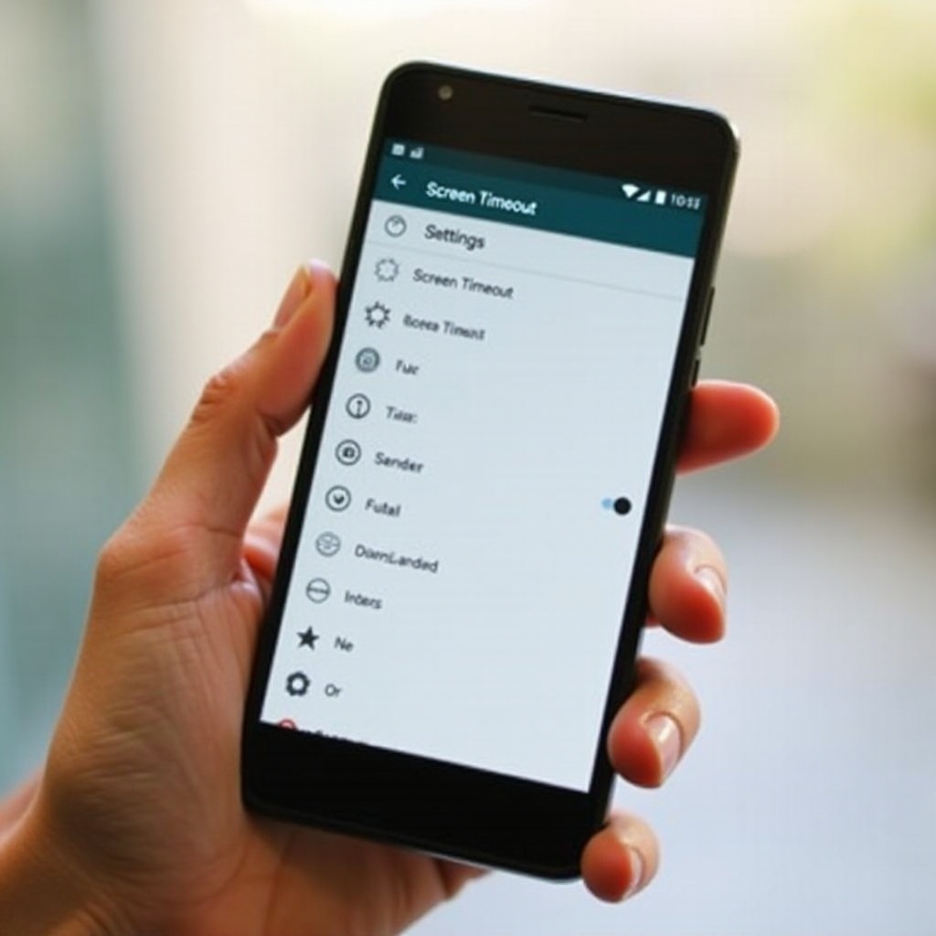 mantener la pantalla de Android encendida