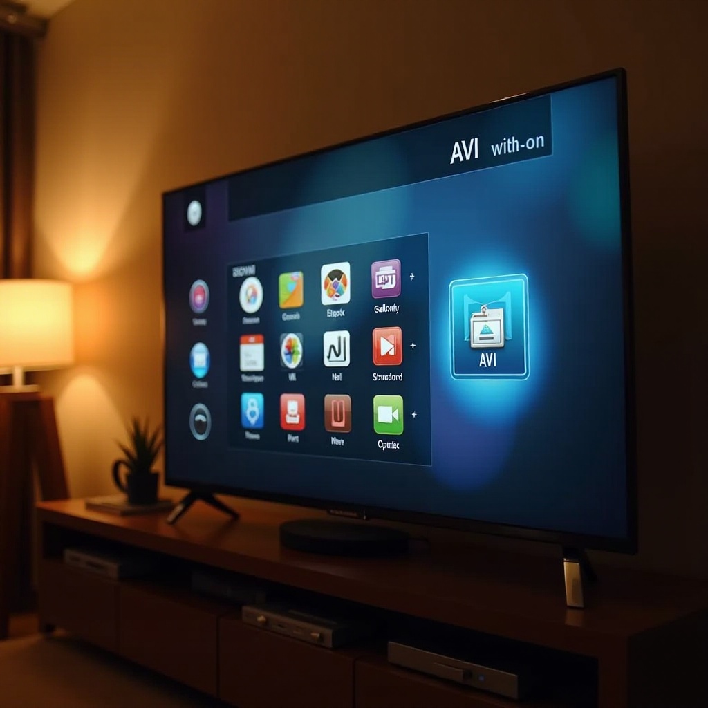 cómo ver archivos avi en un televisor inteligente Samsung