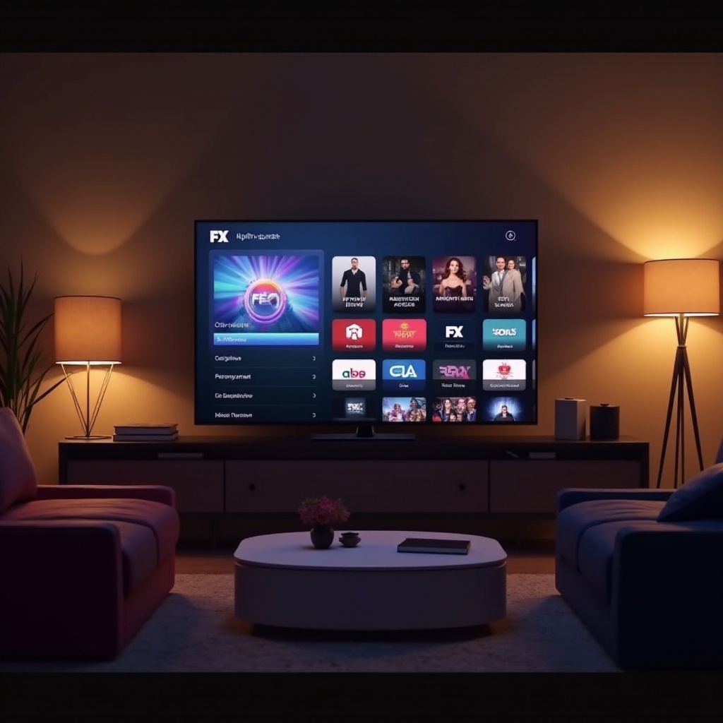 cara menonton fx di smart TV Samsung