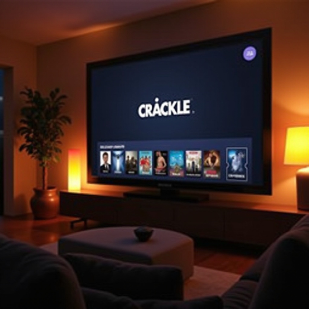 como assistir Crackle na smart TV