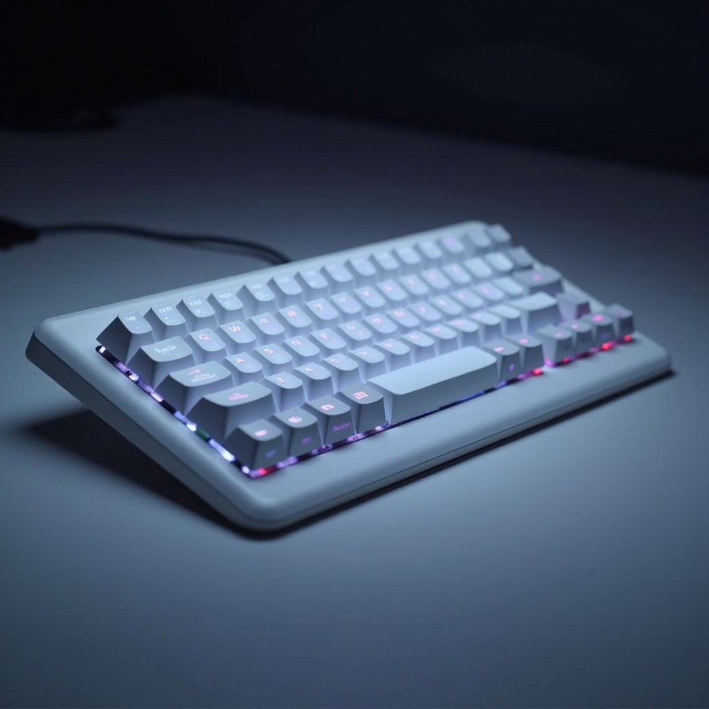 melhor teclado de jogo branco