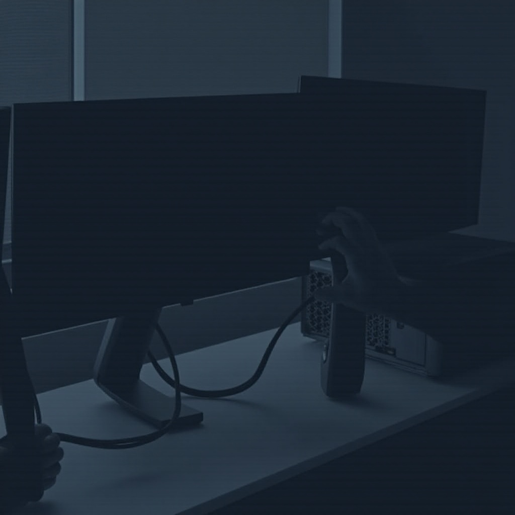 por que meu computador não liga como terceiro monitor