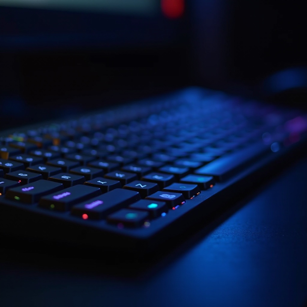 最高の照明付きコンピュータキーボード