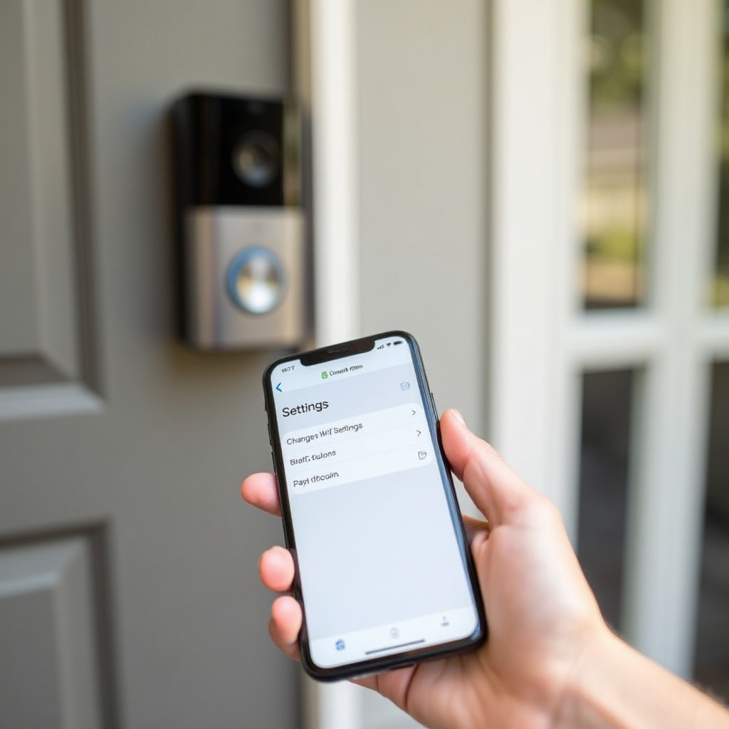 como alterar o Wi‑Fi na campainha Nest