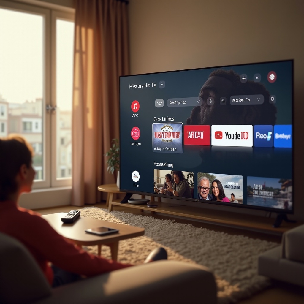 cómo ver History Hit TV en una smart TV