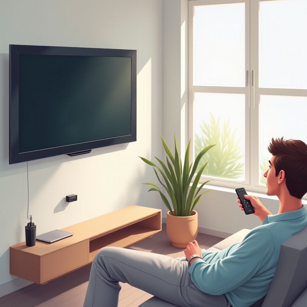 スマートテレビでUSBを見る方法