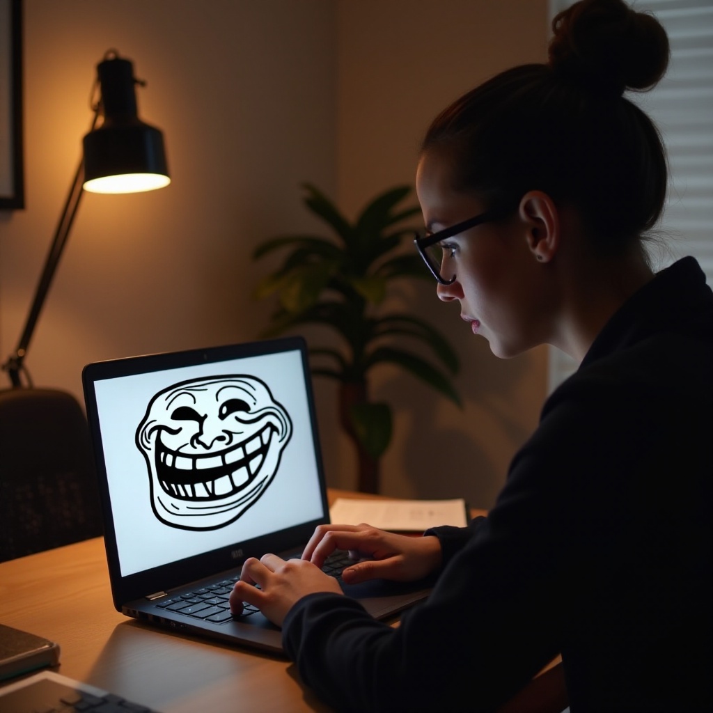 como fazer uma cara de troll com o teclado em um Chromebook
