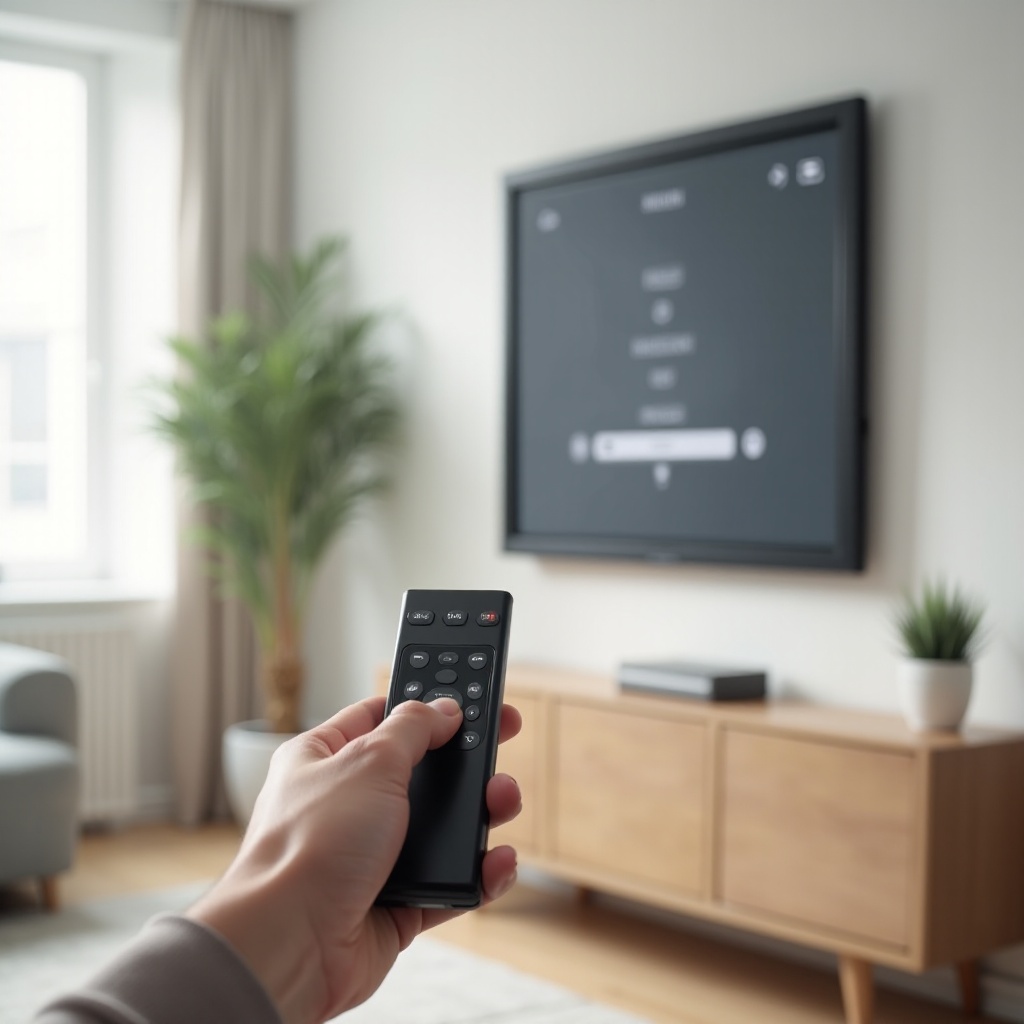 Frameテレビのリモコンをリセットする