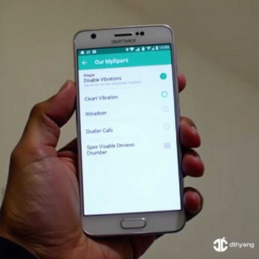 Androidでバイブレーションをオフにする方法