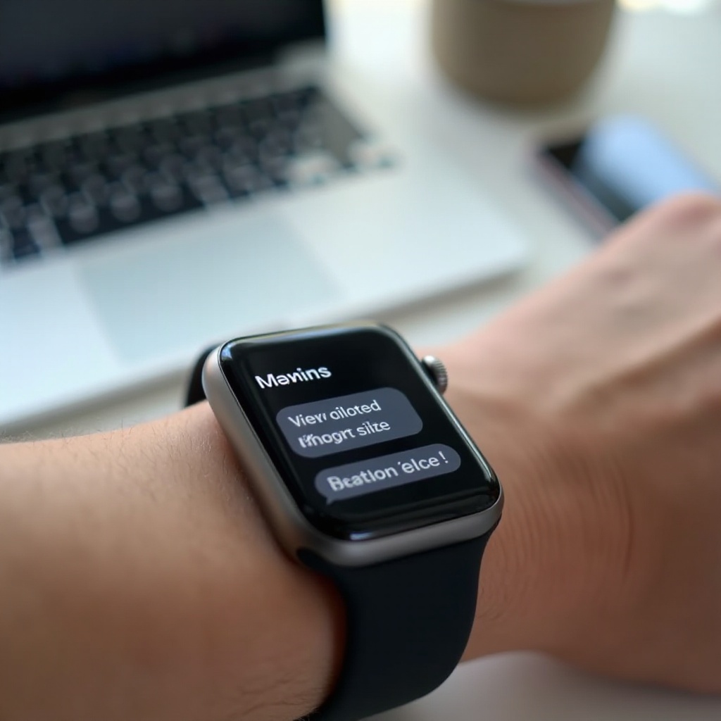 comment voir les messages supprimés sur Apple Watch