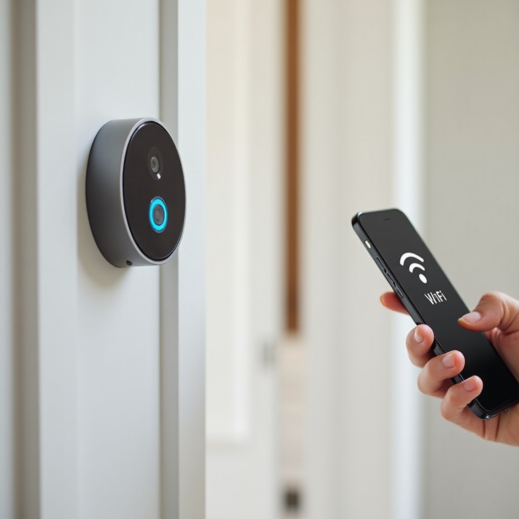 cómo cambiar el wifi en el timbre Nest