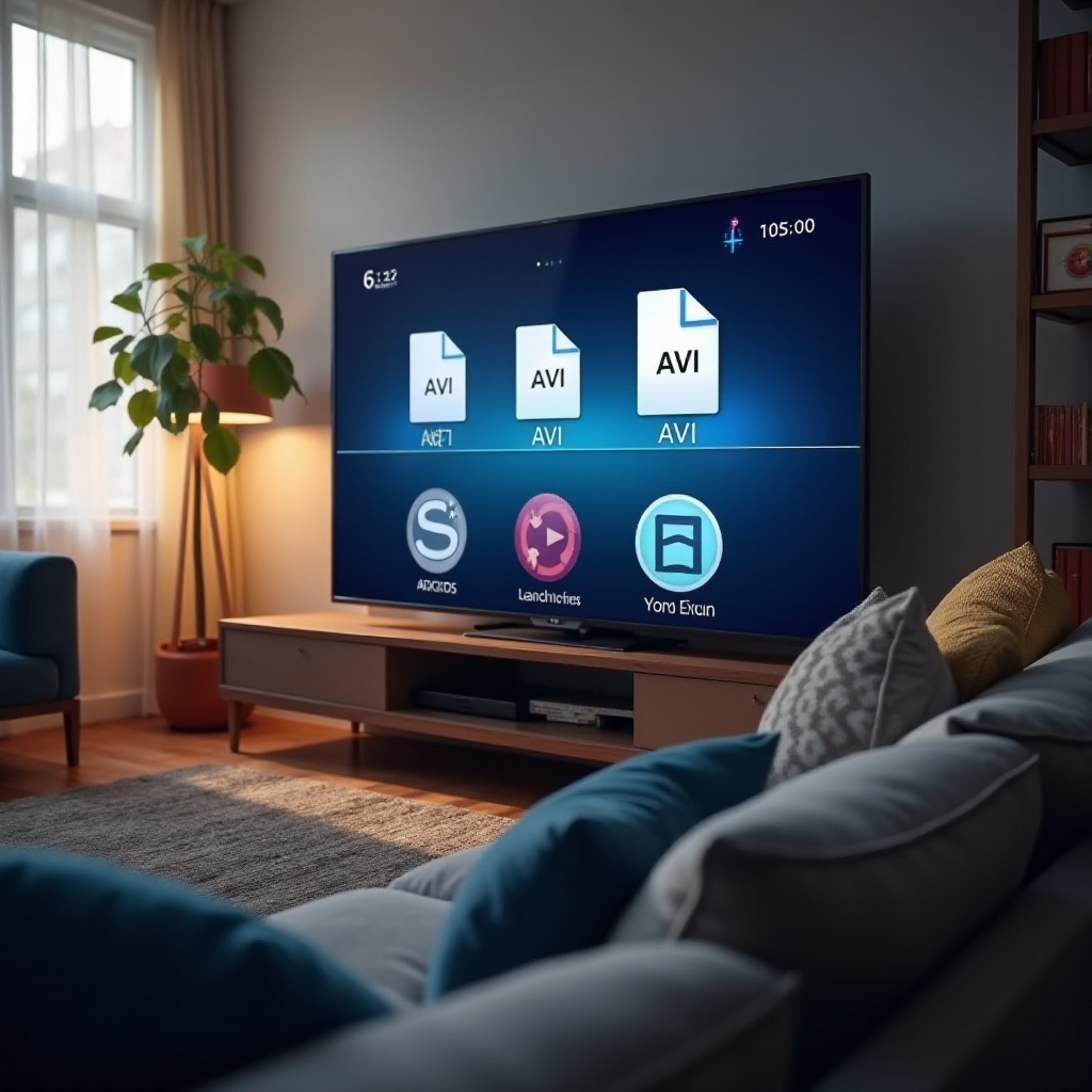 comment regarder des fichiers avi sur une smart TV Samsung