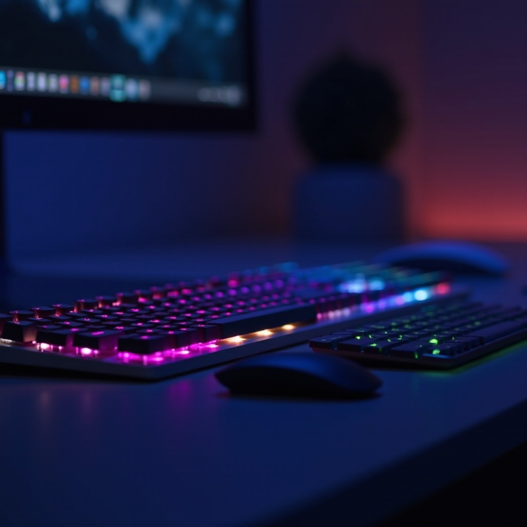 最高の照明付きコンピュータキーボード