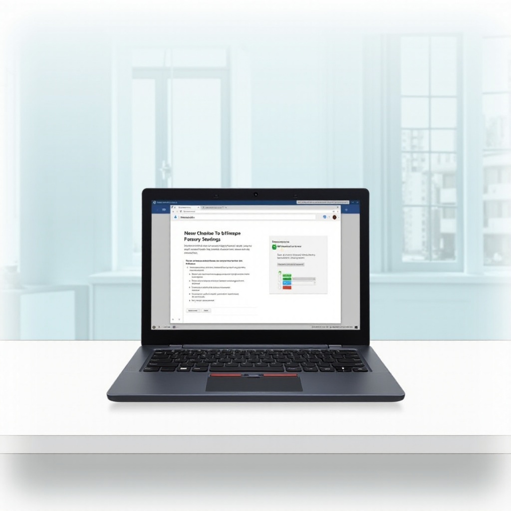 レノボのChromebookを工場出荷時設定にリセットする方法
