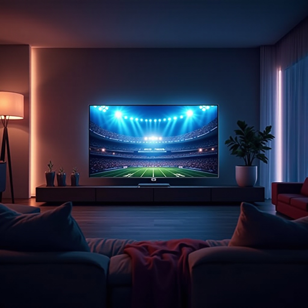 Bisakah saya menonton Super Bowl di Samsung Smart TV?