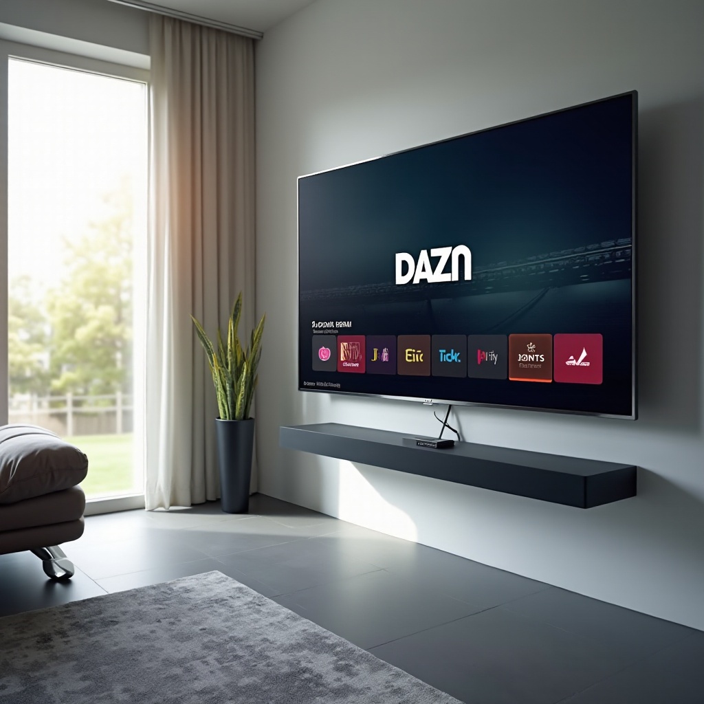 cómo ver dazn en samsung smart tv