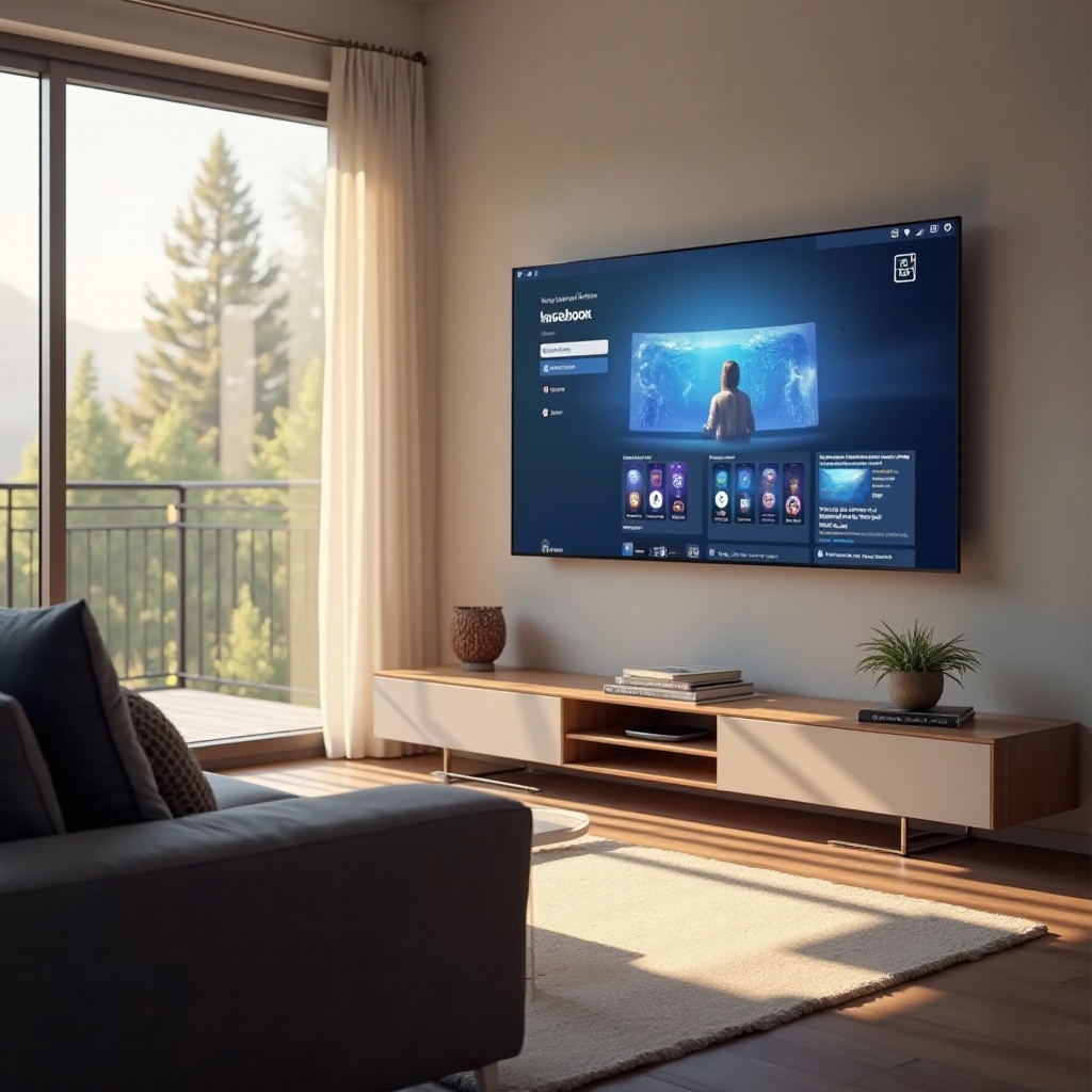 cara menonton Facebook di Samsung Smart TV