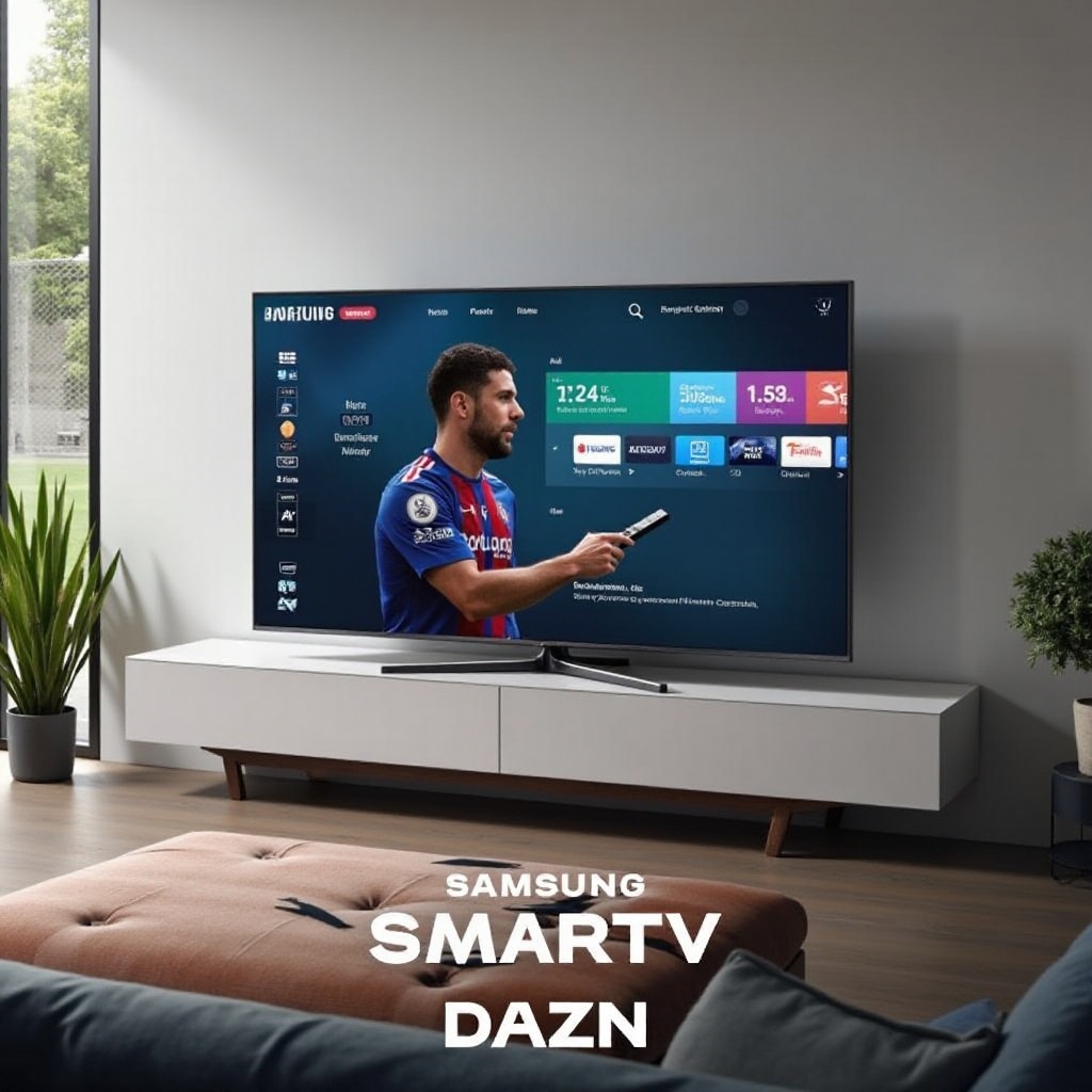 comment regarder dazn sur samsung smart tv