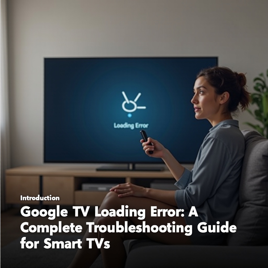 Google TV の読み込みエラー