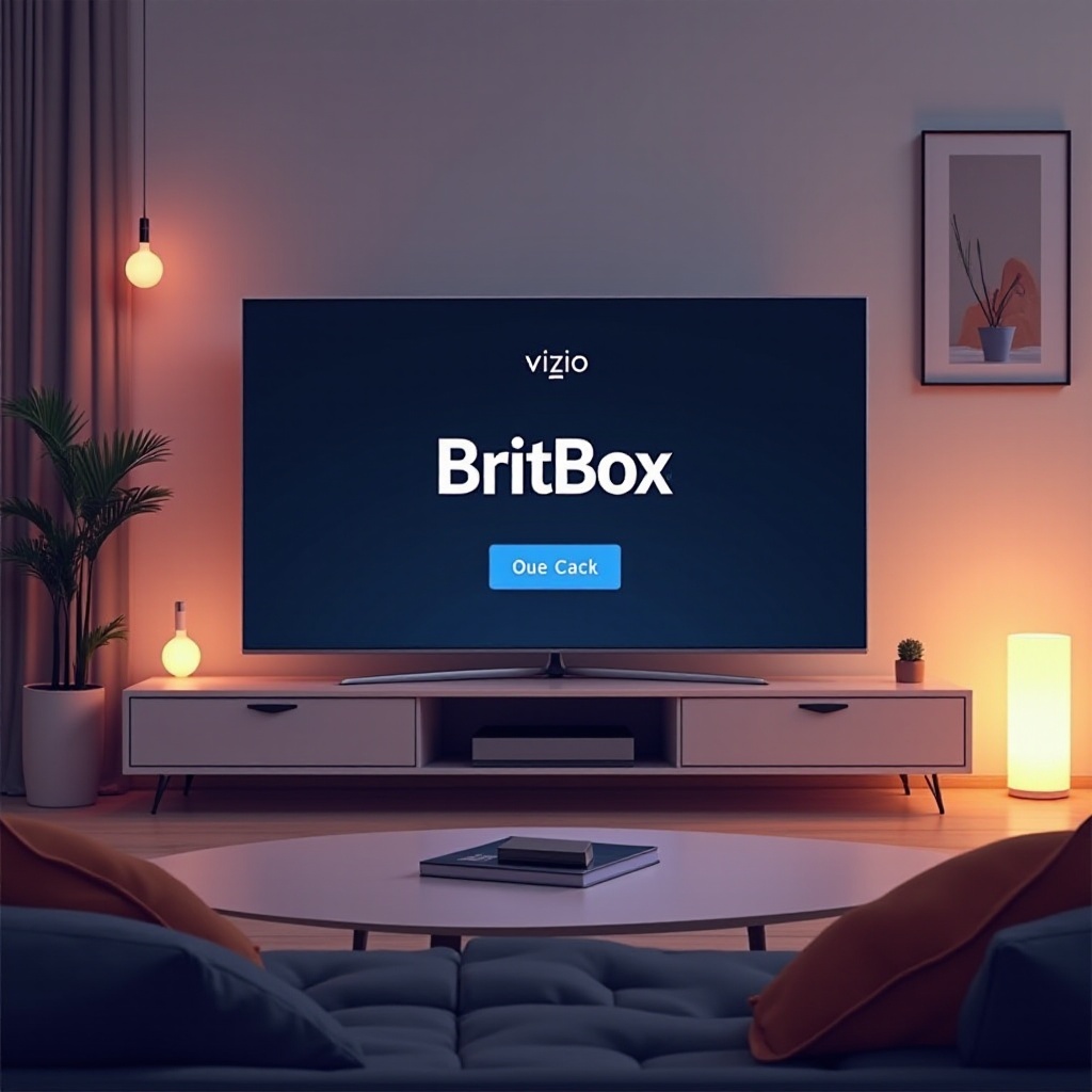 cara menonton Britbox di Vizio smart TV