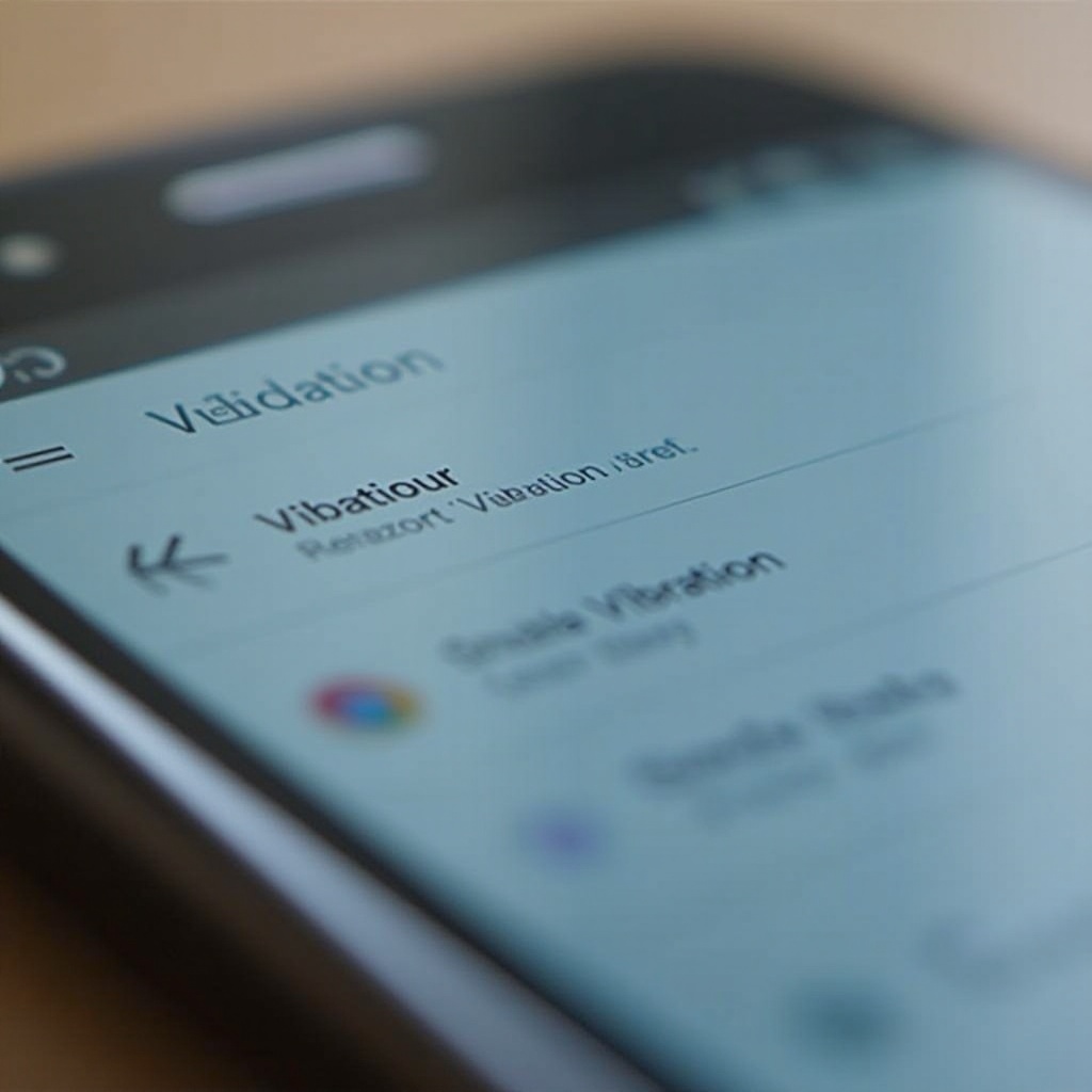 como desativar a vibração no Android