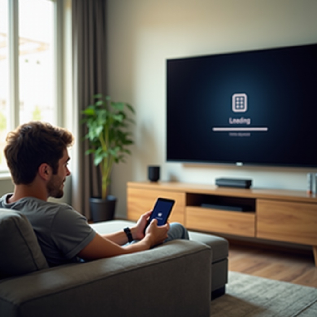 erro de carregamento do Google TV