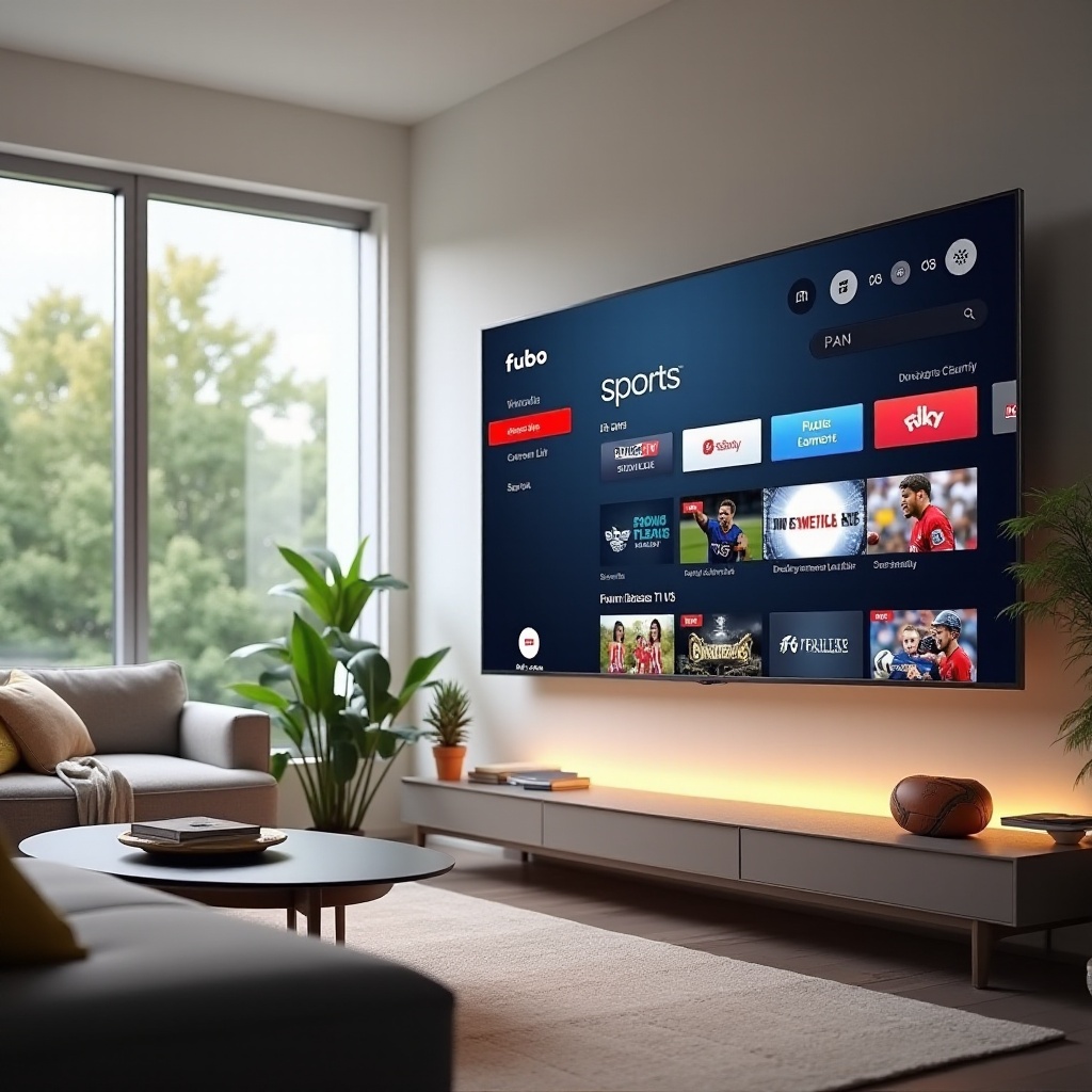 bisakah saya menonton fubo di TV pintar Sony saya