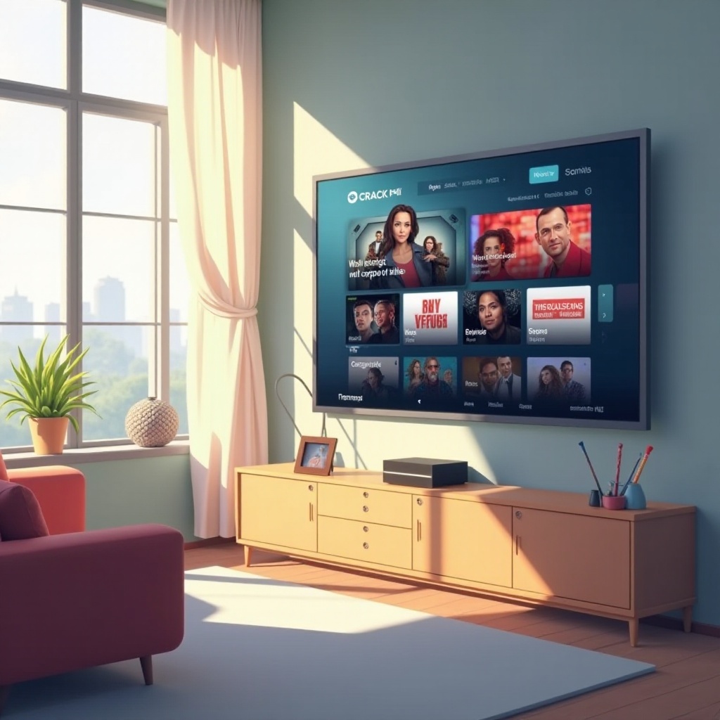 cara menonton Crackle di smart TV