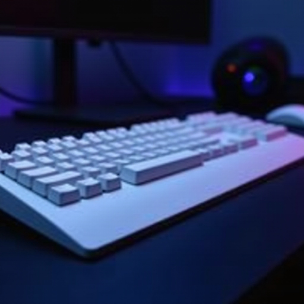 mejor teclado de juego blanco
