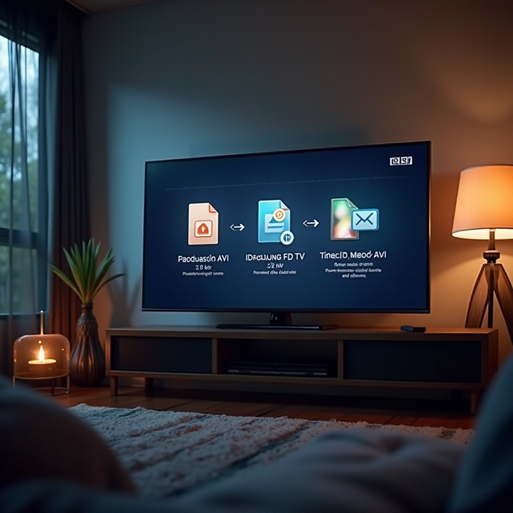 cómo ver archivos avi en un televisor inteligente Samsung