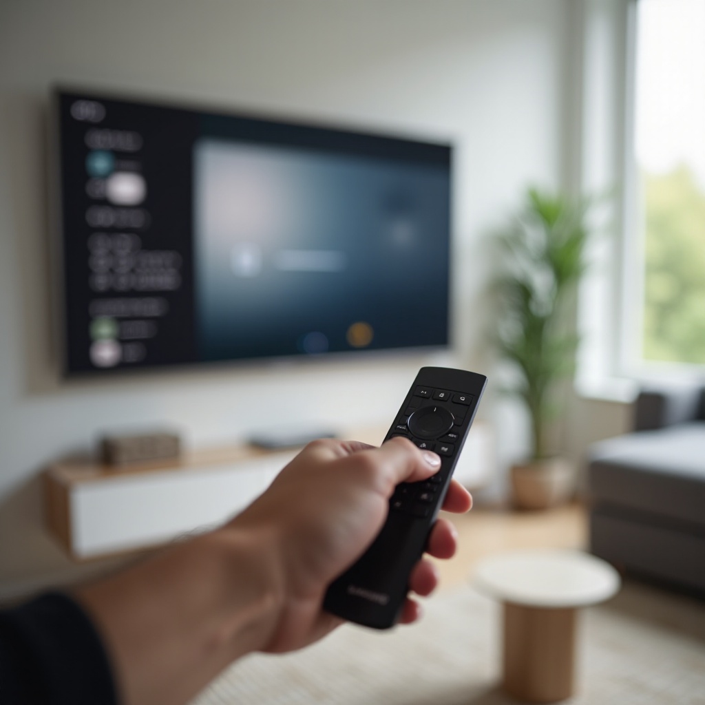 redefinir o controle remoto da TV Frame