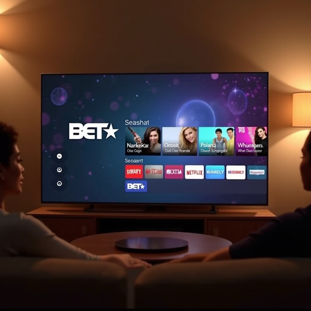 cara menonton bet plus di samsung smart tv