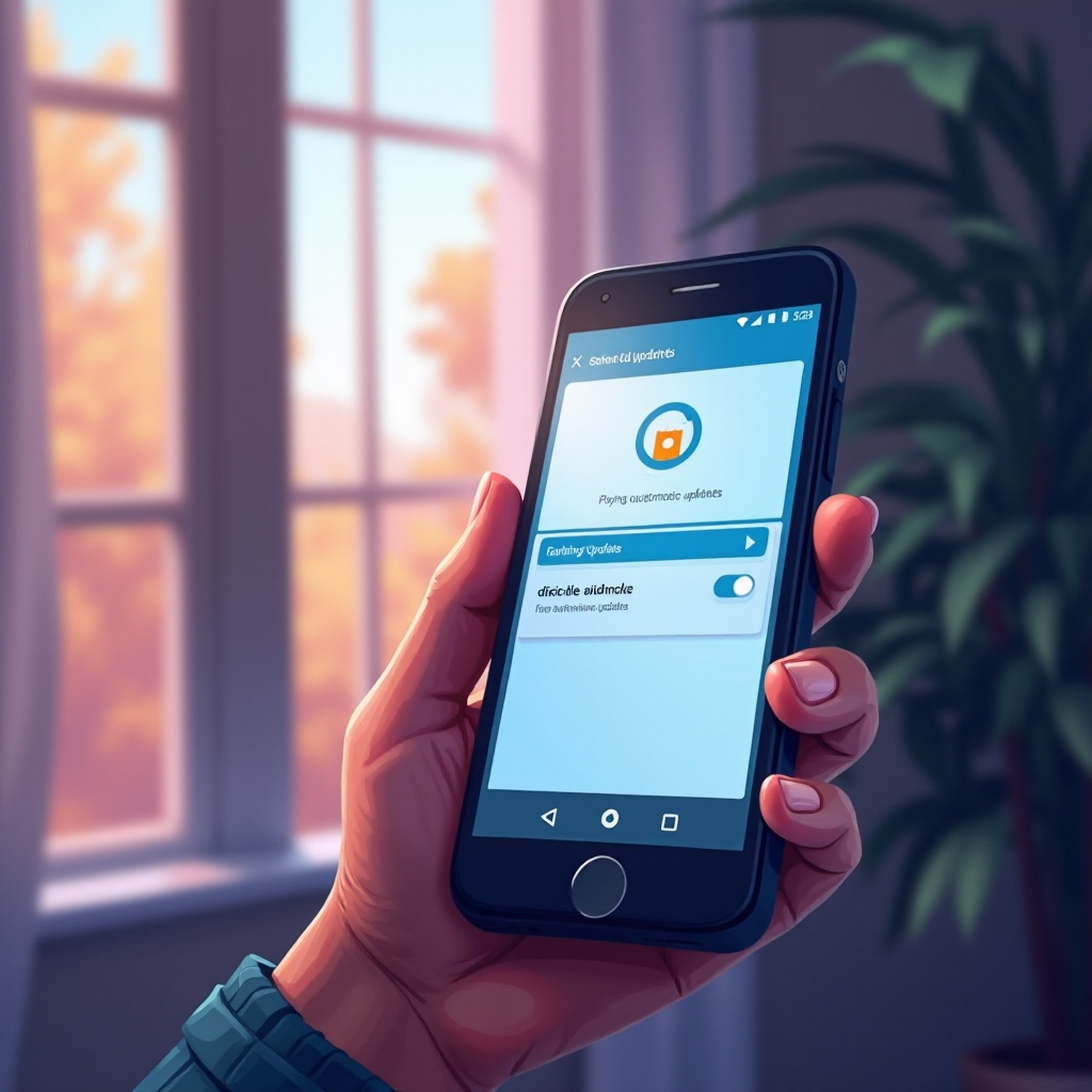 como desativar as atualizações automáticas no Android