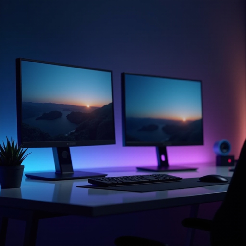 デュアルディスプレイPC間のマウス境界