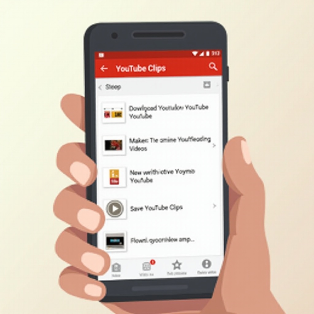 como salvar clipes do YouTube no rolo da câmera