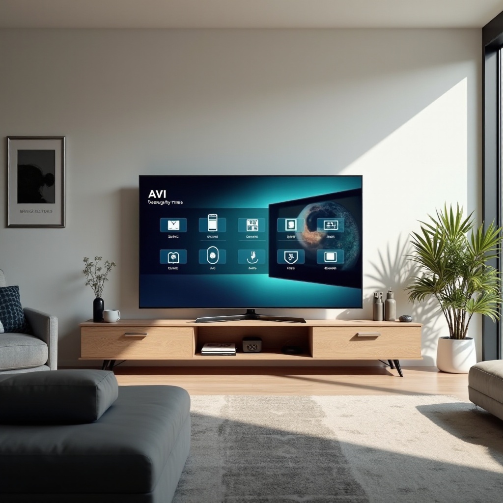como assistir arquivos AVI em uma Smart TV Samsung
