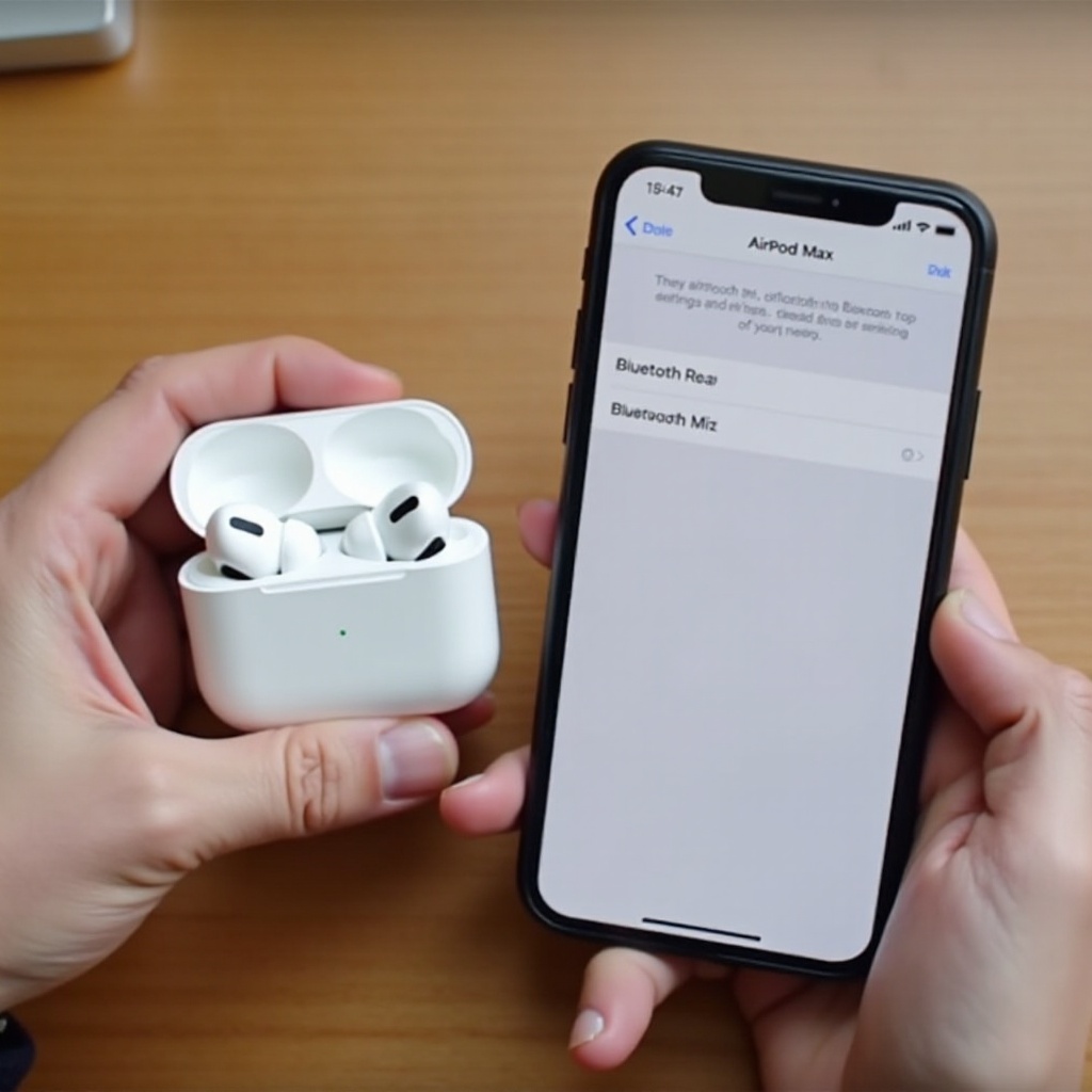 cómo poner los AirPods Max en modo de emparejamiento